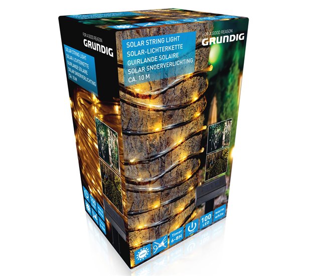 Faixa de luz solar GRUNDIG 1x1x109cm Preto