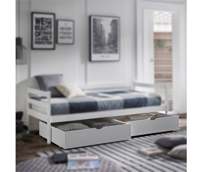 Gavetas Conjunto de 2 Branco