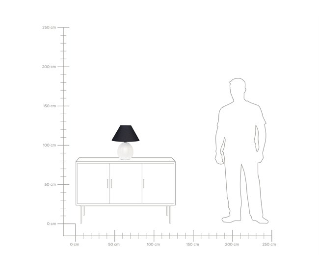 Beliani Candeeiro de mesa CADENA Bege
