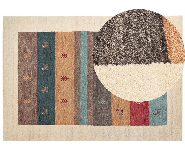 Beliani Pelos curtos SARILAR 160x230 Multicor