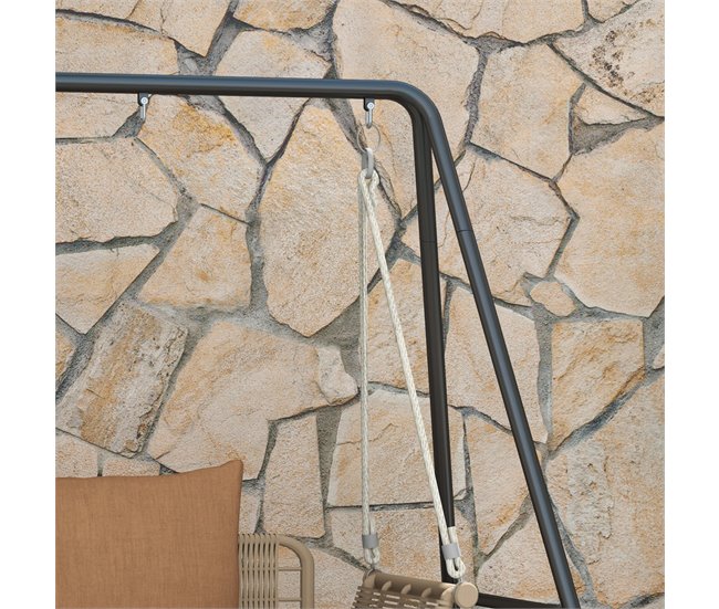 Suporte para Cadeira Suspensa aço Outsunny Preto