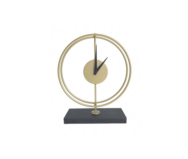 Relógio de mesa HELIOS BLACK marca ECOANYA Dourado