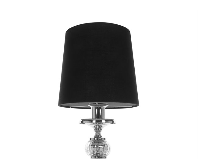 Beliani Lámpara de mesa KUBENA Preto