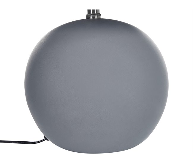 Beliani Candeeiro de mesa AREOSO Cinza