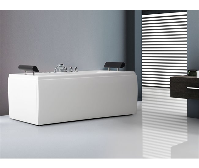 Beliani Banheira de interior MONTEGO 83x172 Branco