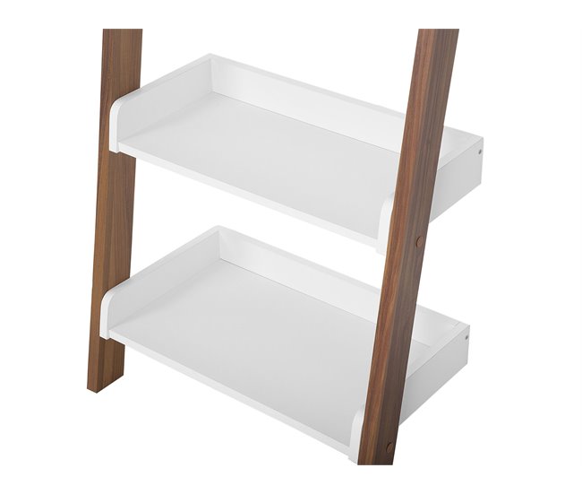 Beliani Estante MOBILE TRIO 65 Branco