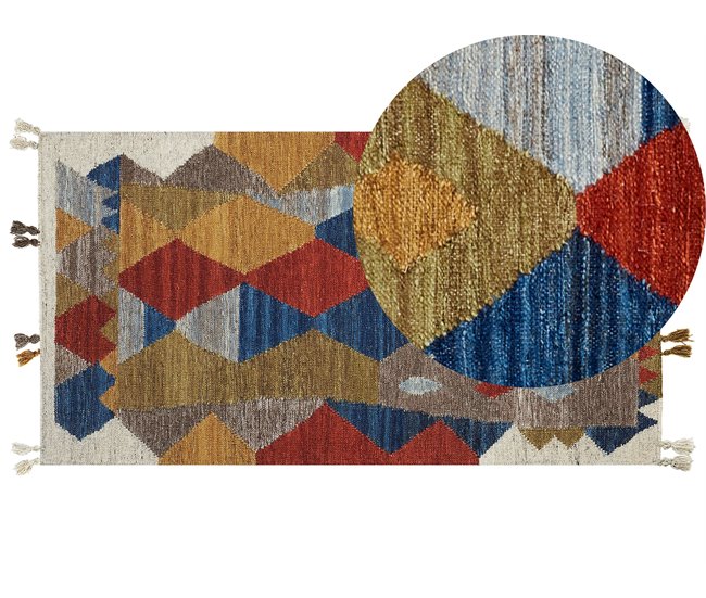 Beliani Kilim ARZAKAN 80x150 Multicor