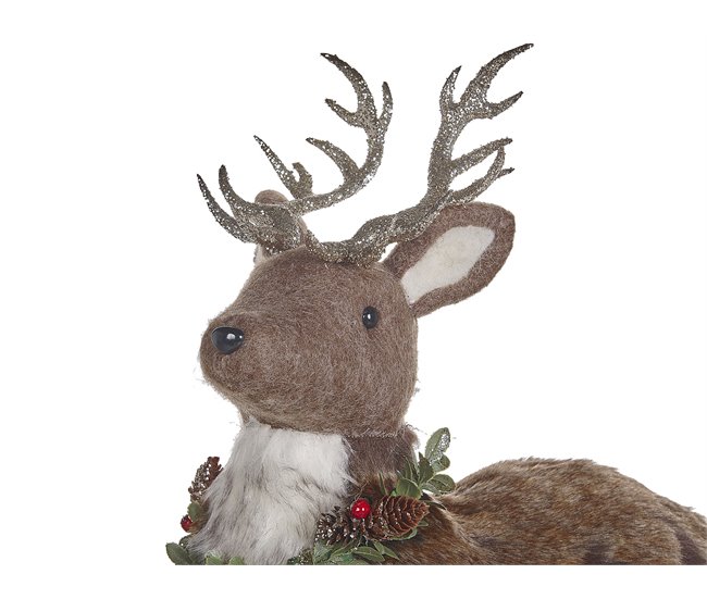 Beliani Acessório decorativo TAPIO Castanho