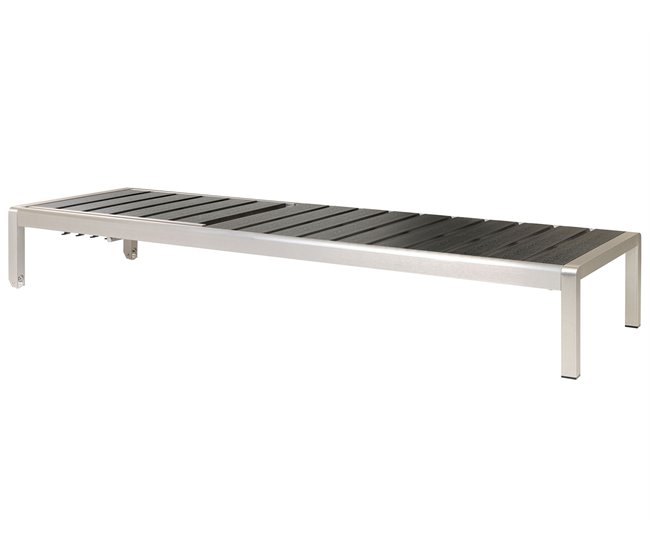 Beliani Cadeira lounge/relax NARDO Branco/ Bege