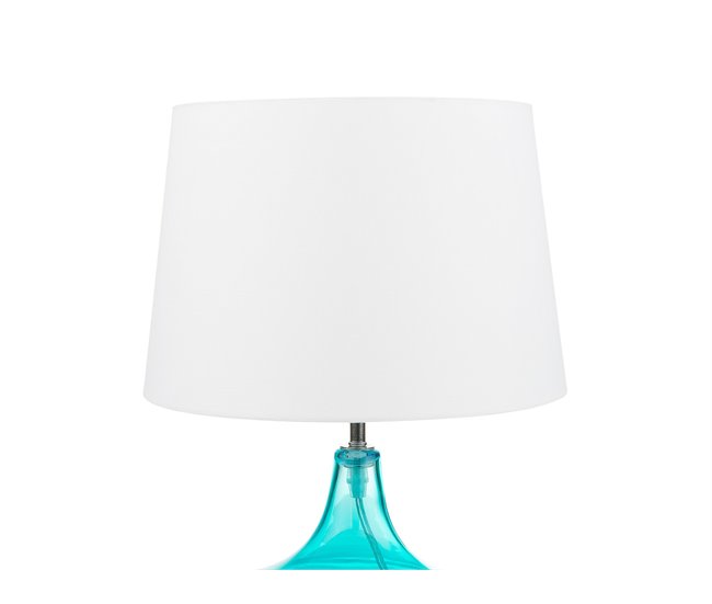 Beliani Candeeiro de mesa ERZEN Azul