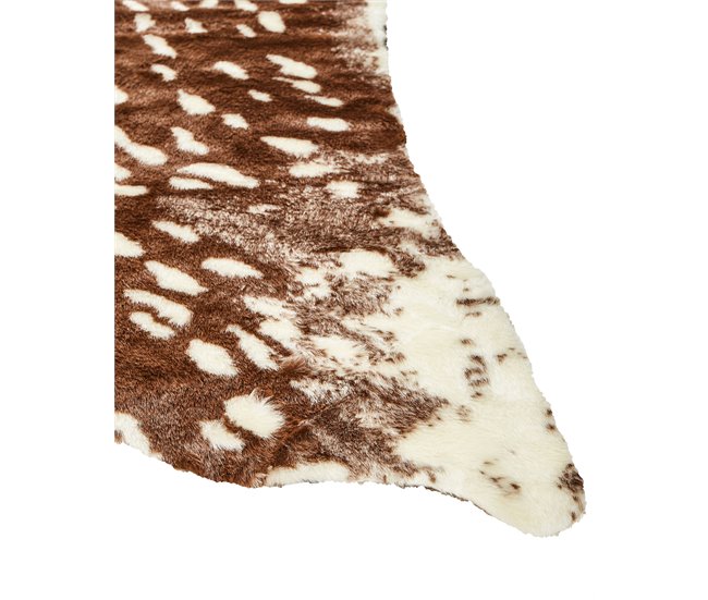 Beliani Decoração em pele de ovelha KNOLL 130x170 Castanho