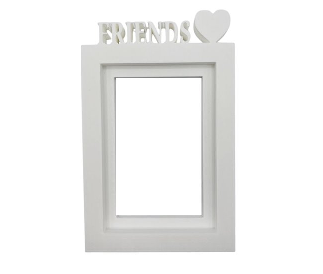 Moldura Modelo ''FRIENDS'' para Fotos Branco
