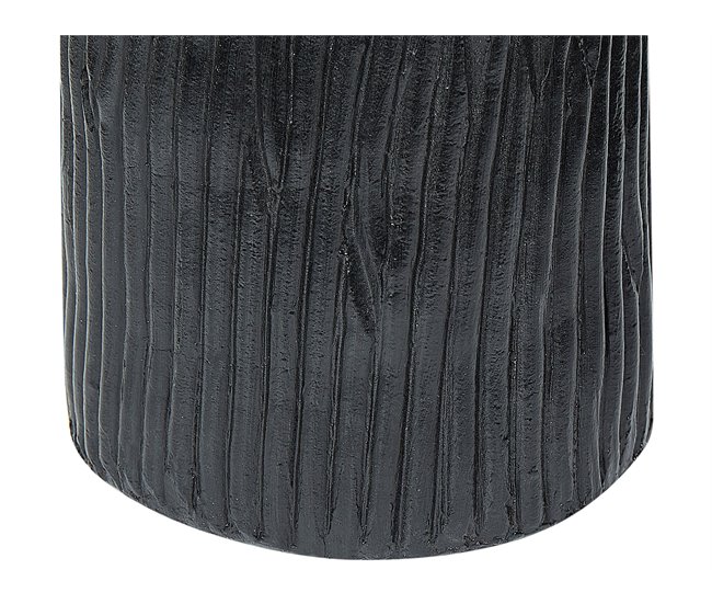 Beliani Jarro decorativo FLORENTIA Preto