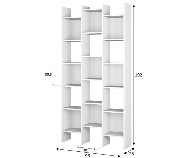 Estante Estante Pisa Branco Branco
