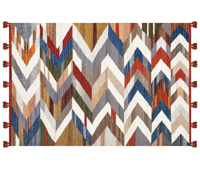 Beliani Kilim KANAKERAVAN 160x230 Multicor