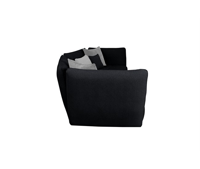 Sofá XXL SOPHIE de 4 lugares Cinza Claro