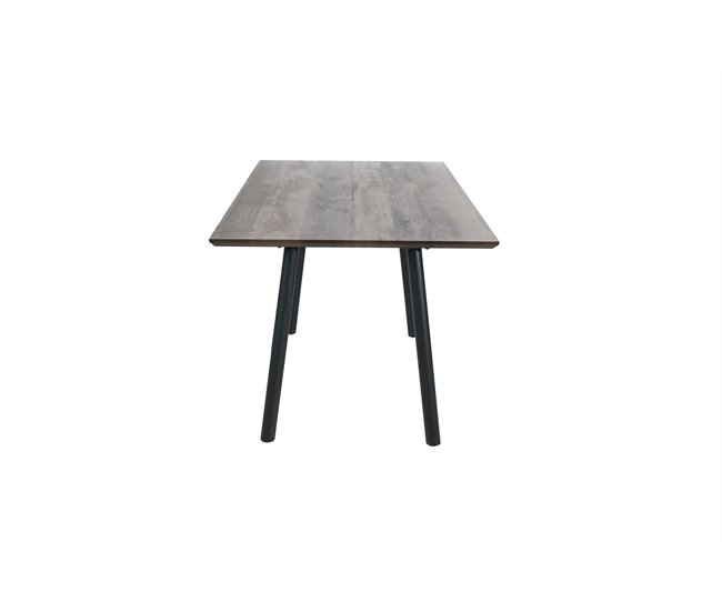 Conjunto de mesa e quatro cadeiras LOTTO wengué Wengue