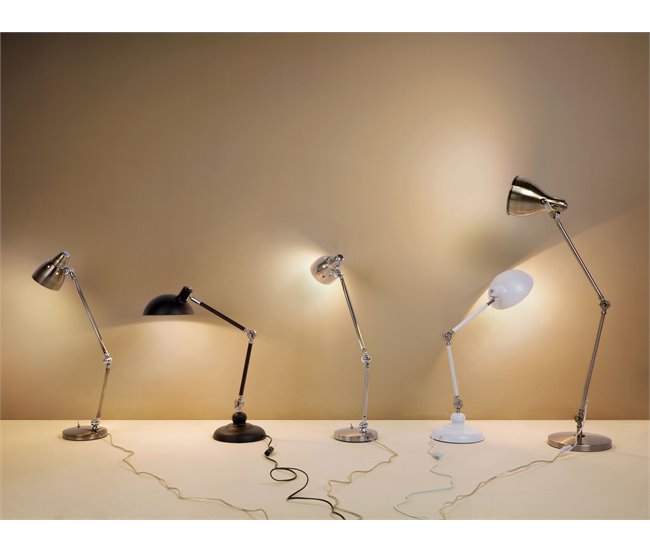 Beliani Iluminação para escritório MERAMEC Branco