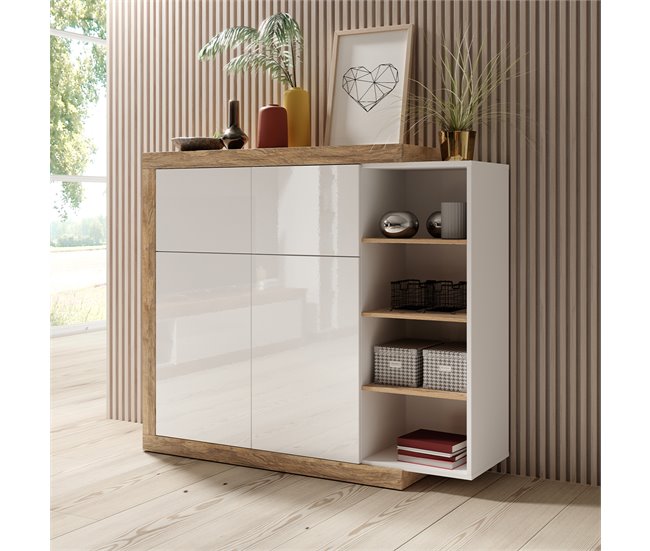 Armário de 4 portas Azior Madeira