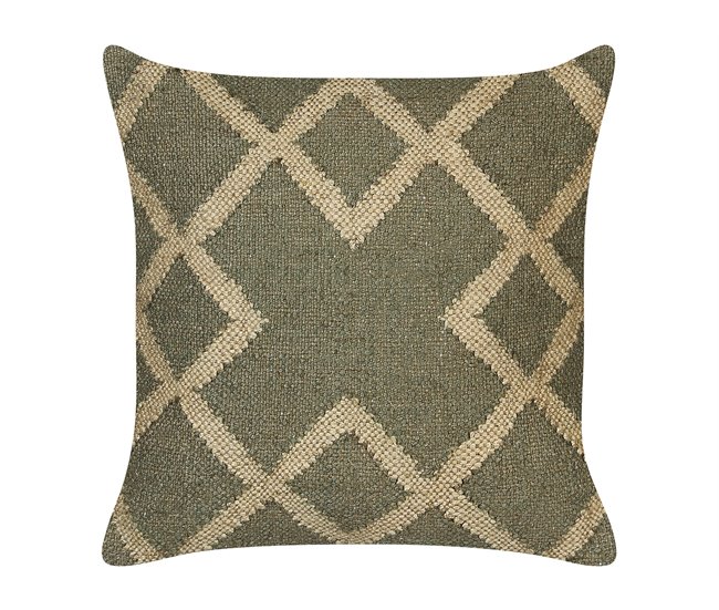 Beliani Almofada decorativa GOPI 45x45 Verde