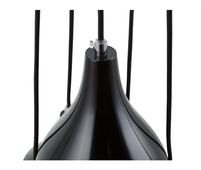 Beliani Candeeiro de tecto SAVIO Preto
