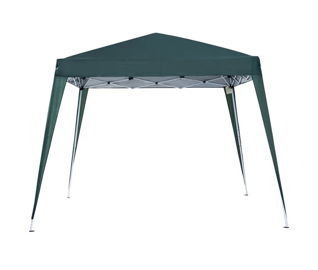 Tenda Dobrável Aço e Tecido Oxford Outsunny 240x240 Verde
