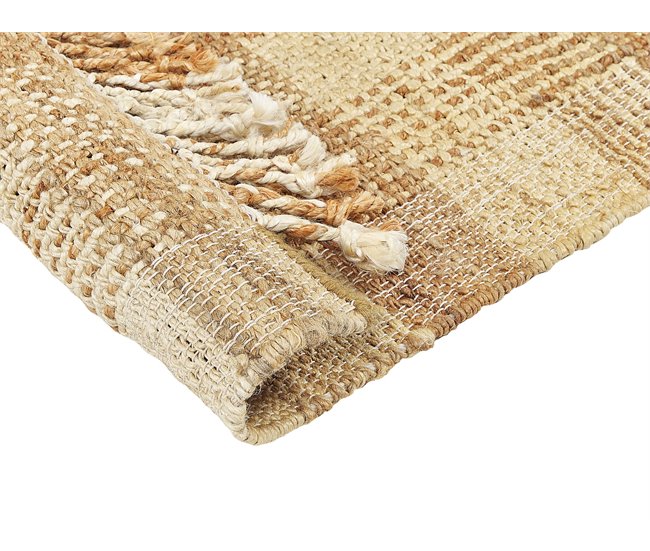 Beliani Entrelaçado BERISSA 140x200 Bege