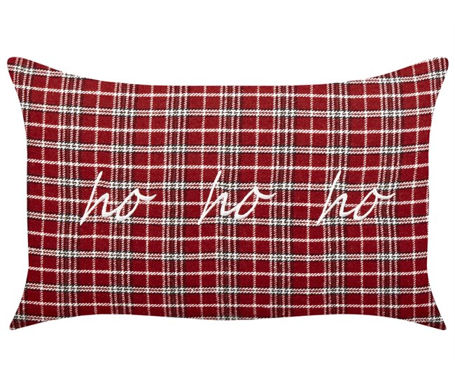 Beliani Almofada decorativa MOCHI Vermelho