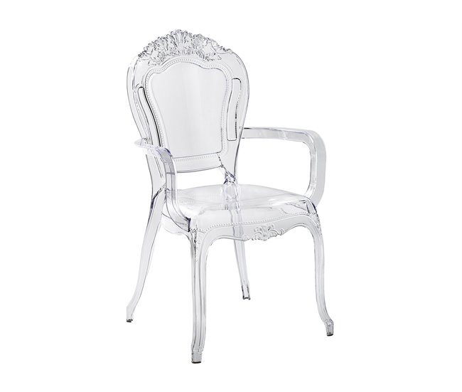 Beliani Silla para eventos VERMONT Transparente