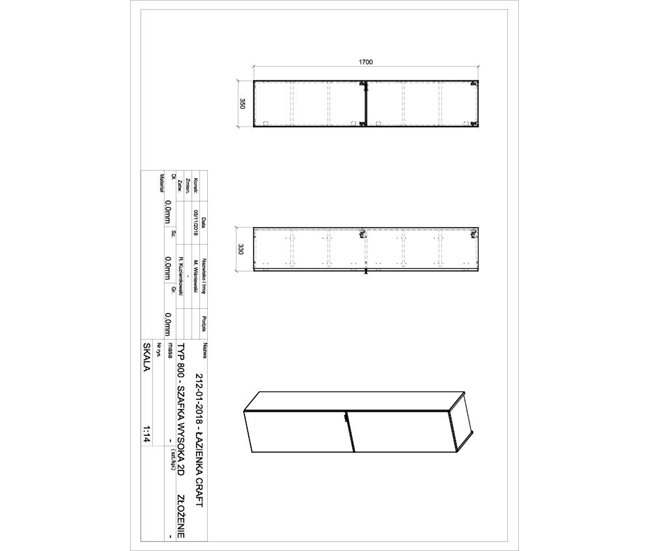 ARMÁRIO ALTO CAPRI 35 Branco