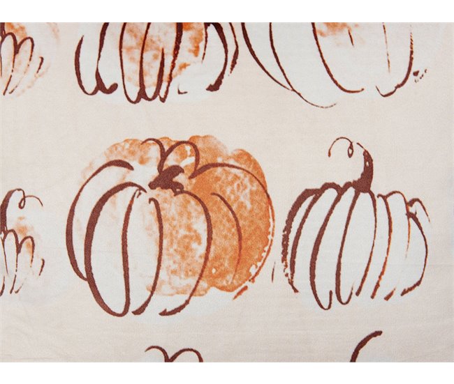 Beliani Almofada decorativa CUCURBITA Bege