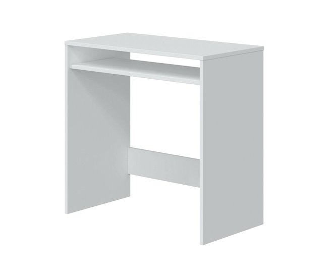 Mesa com efeito de madeira 79x43 Branco