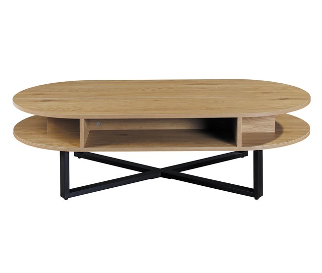 Mesa de centro elevável cor carvalho LIA Carvalho