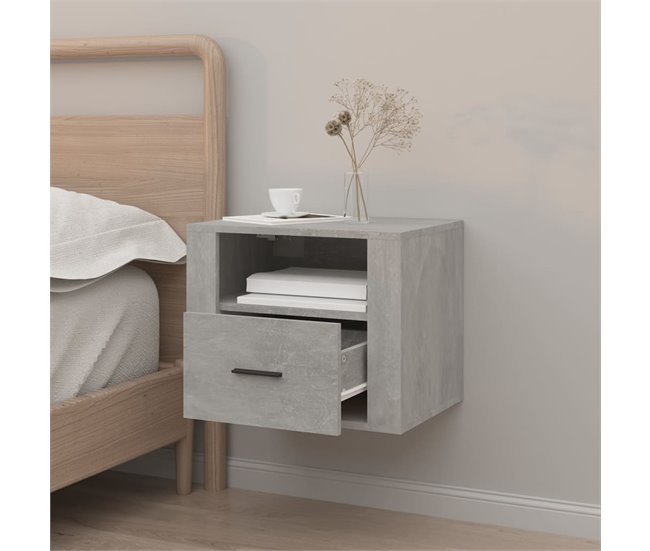 Soluna Home - Mesitas De Noche Pyren 36 Cinza