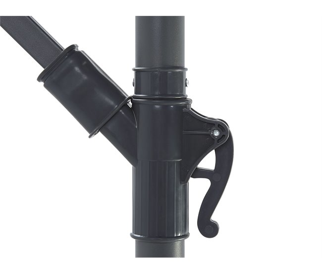 Beliani Guarda-sol com iluminação LED CORVAL Bege