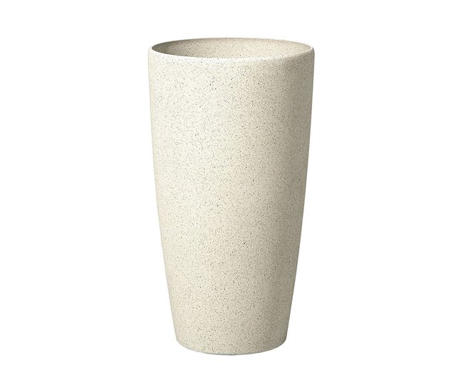 Beliani Conjunto de 2 vasos para plantas ABDERA Bege