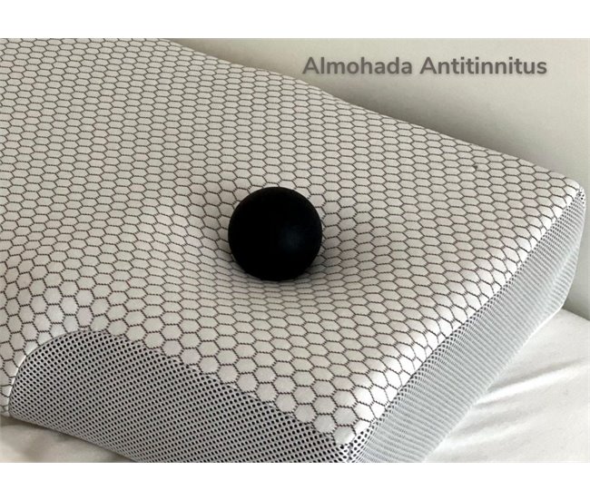 Almofada Ergonômica Anti-Rugas ERGO Extra Grande Branco/cinza