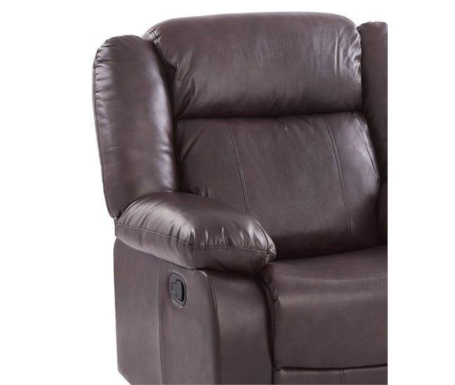 Poltrona relax cor castanha LOTUS Chocolate