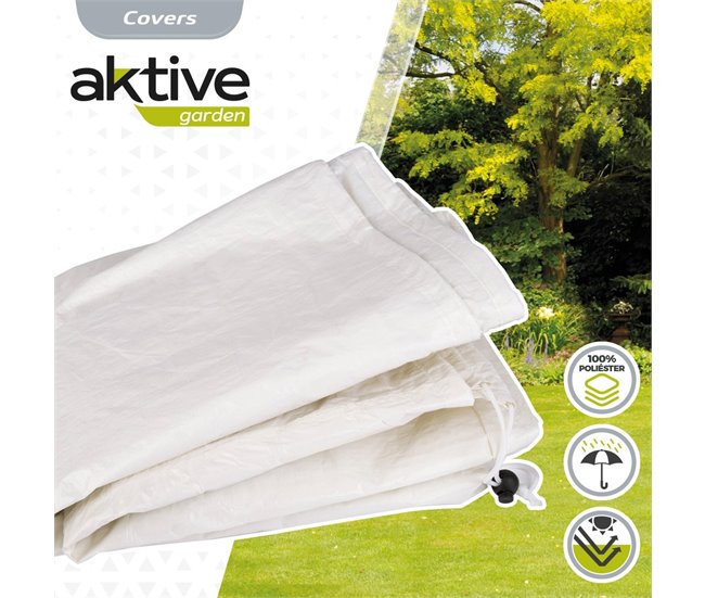 Cobertura impermeável para mesa de jardim Aktive Garden Bege