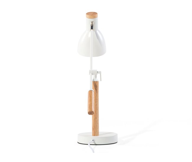 Beliani Iluminação para escritório PECKOS Branco
