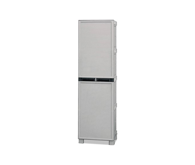 Armário de exterior em PVC Cinza