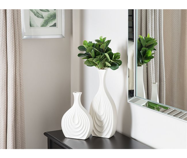 Beliani Jarro decorativo THAPSUS Branco
