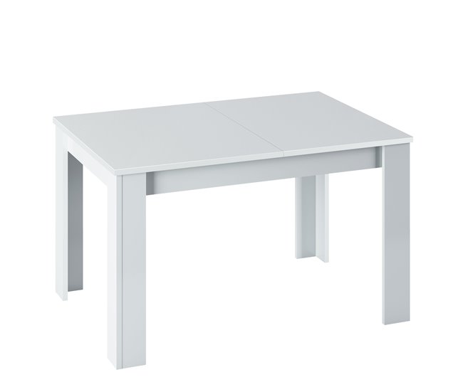 Mesa extensível Fani Branco Branco