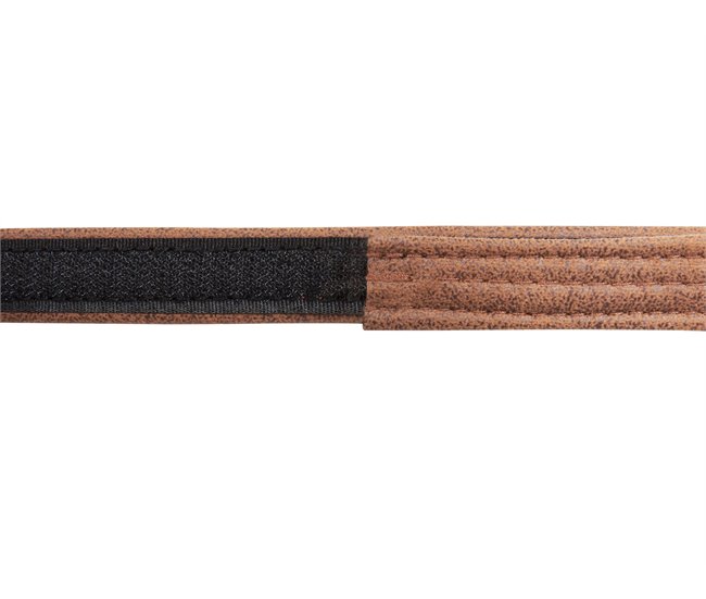 Beliani Chaise longue Pele sintética, Linho sintético MALMOS Azul