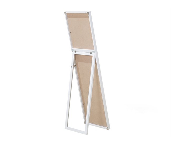 Beliani Espelho de pé TORCY 40x3 Branco