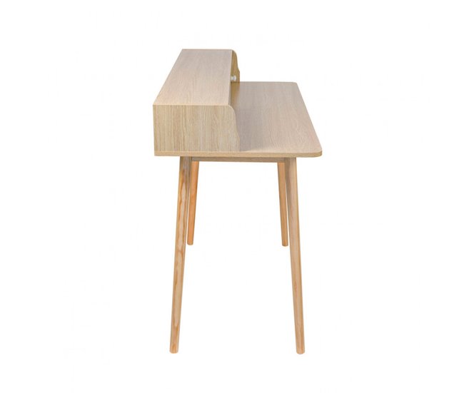 Mesa de casa vintage Thinia Natural/ Branco