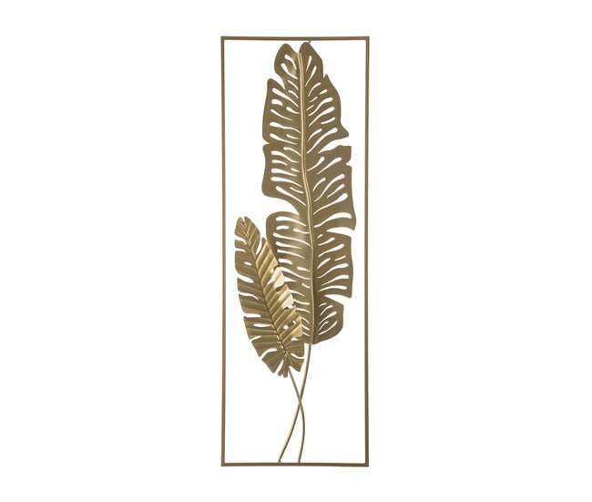 Beliani Decoração de parede PALLADIUM Dourado