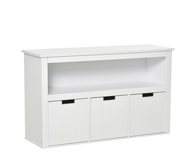 Aparador de Sala de Estar MDF HOMCOM 102 Branco