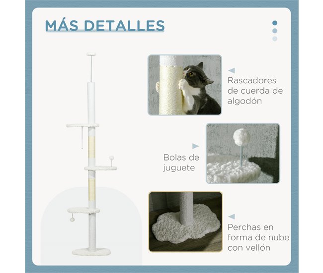Arranhador para Gatos Branco