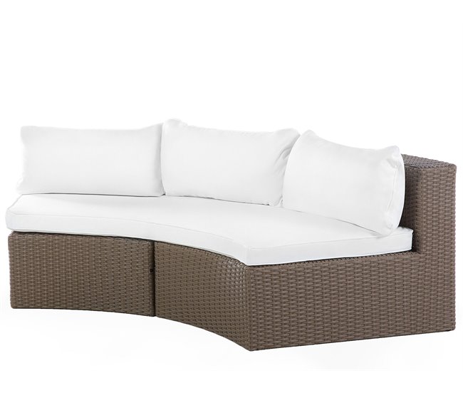 Beliani Conjunto lounge SEVERO Areia